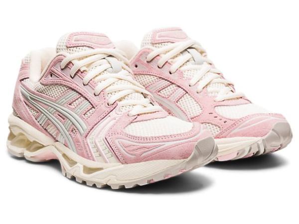 ASICS SHOES | GEL-KAYANO 14 - Cream/Pink Salt