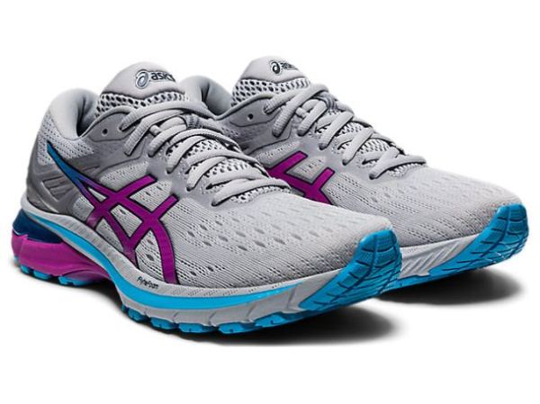 ASICS SHOES | GT-2000 9 (D) - Piedmont Grey/Digital Grape