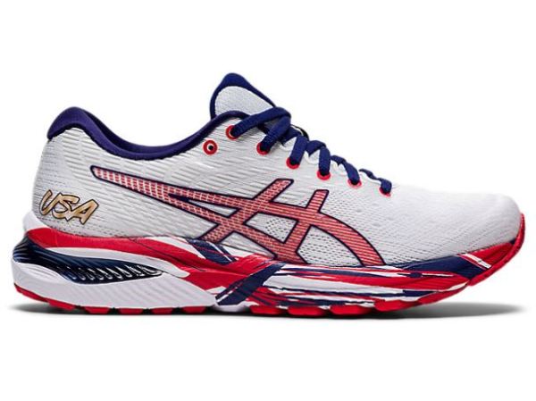 ASICS SHOES | GEL-CUMULUS 22 - White/Classic Red
