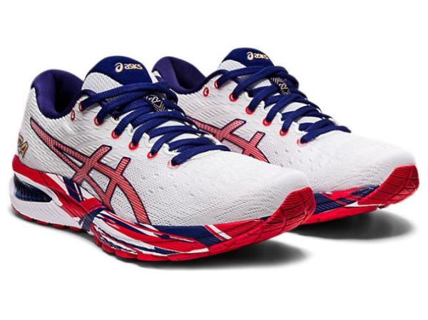 ASICS SHOES | GEL-CUMULUS 22 - White/Classic Red