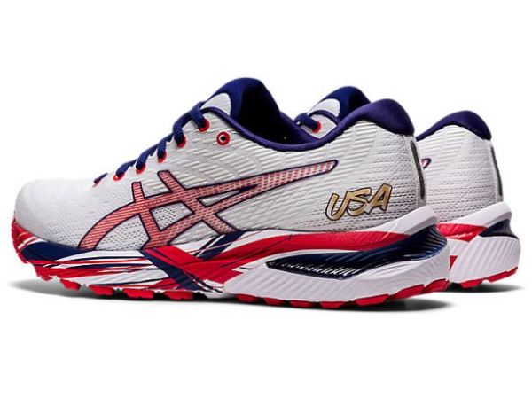 ASICS SHOES | GEL-CUMULUS 22 - White/Classic Red