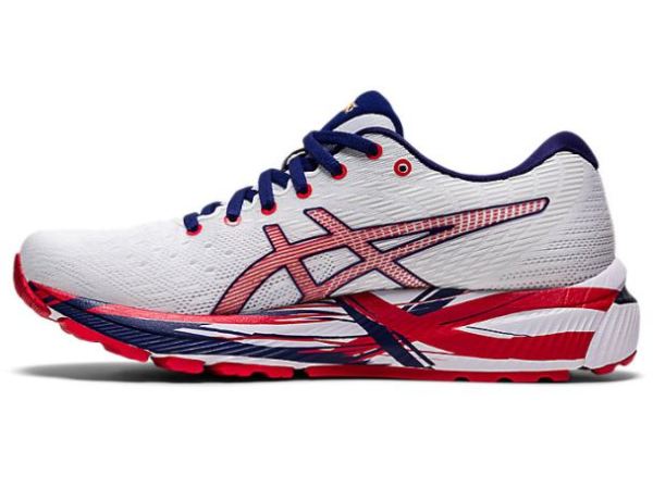 ASICS SHOES | GEL-CUMULUS 22 - White/Classic Red