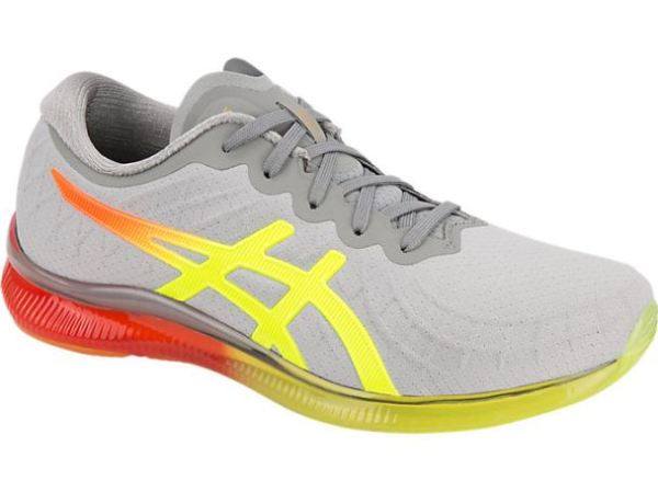 ASICS SHOES | GEL-QUANTUM INFINITY - Mid Grey/Flash Coral