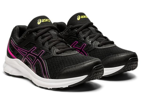 ASICS SHOES | JOLT 3 GS - Black/Hot Pink