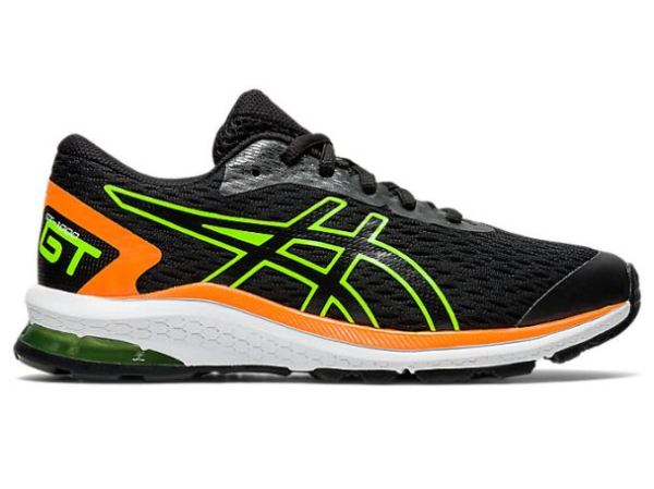 ASICS SHOES | GT-1000 9 GS - Black/Green Gecko