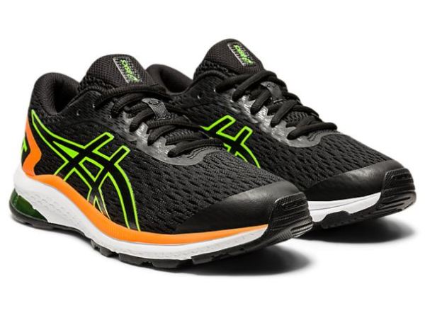 ASICS SHOES | GT-1000 9 GS - Black/Green Gecko