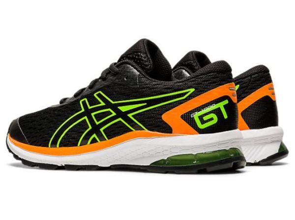 ASICS SHOES | GT-1000 9 GS - Black/Green Gecko