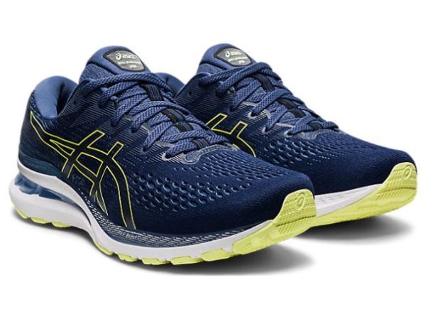 ASICS SHOES | GEL-KAYANO 28 - Thunder Blue/Glow Yellow