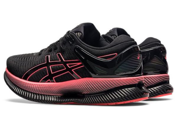 ASICS SHOES | METARIDE - Black/Blazing Coral