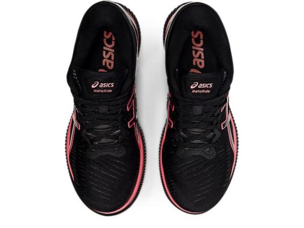 ASICS SHOES | METARIDE - Black/Blazing Coral