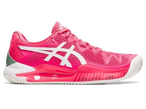 ASICS SHOES | GEL-Resolution 8 Clay - Pink Cameo/White