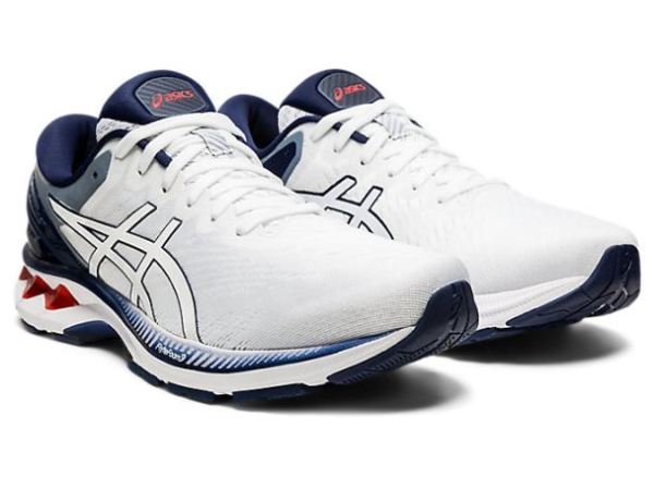 ASICS SHOES | GEL-KAYANO 27 - White/Peacoat