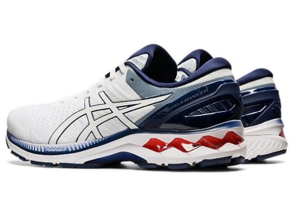 ASICS SHOES | GEL-KAYANO 27 - White/Peacoat