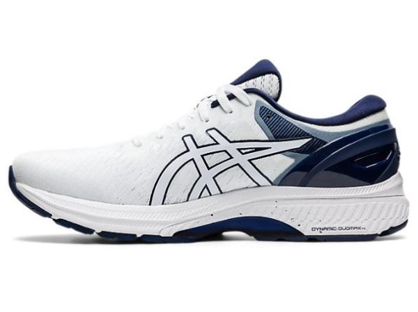 ASICS SHOES | GEL-KAYANO 27 - White/Peacoat