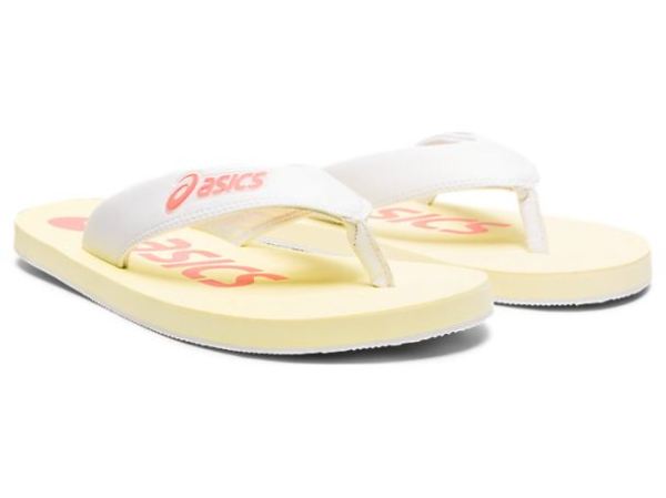 ASICS SHOES | FLIP FLOP - White/Guava