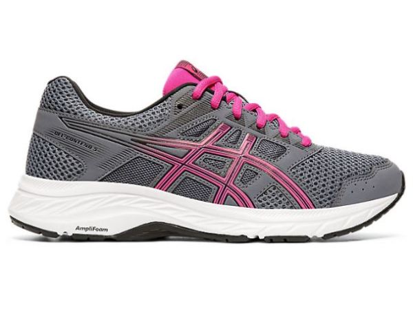 ASICS SHOES | GEL-CONTEND 5 (D) - Metropolis/Fuchsia Purple