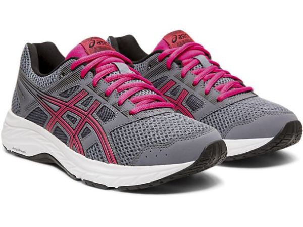 ASICS SHOES | GEL-CONTEND 5 (D) - Metropolis/Fuchsia Purple