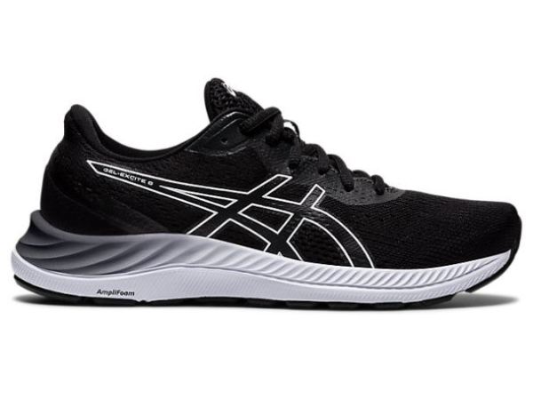 ASICS SHOES | GEL-EXCITE 8 (D) - Black/White