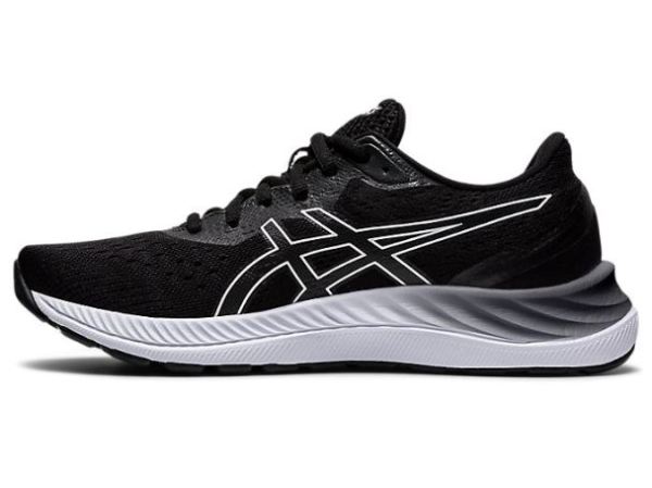 ASICS SHOES | GEL-EXCITE 8 (D) - Black/White