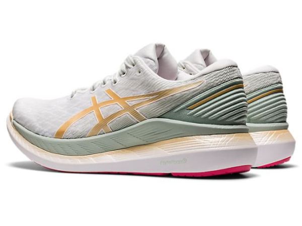 ASICS SHOES | GLIDERIDE 2 - White/Champagne