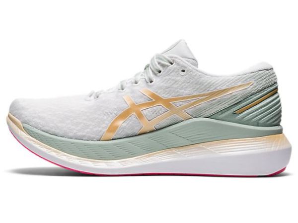 ASICS SHOES | GLIDERIDE 2 - White/Champagne