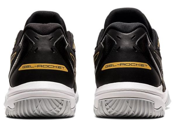 ASICS SHOES | GEL-ROCKET 10 - Black/Pure Gold