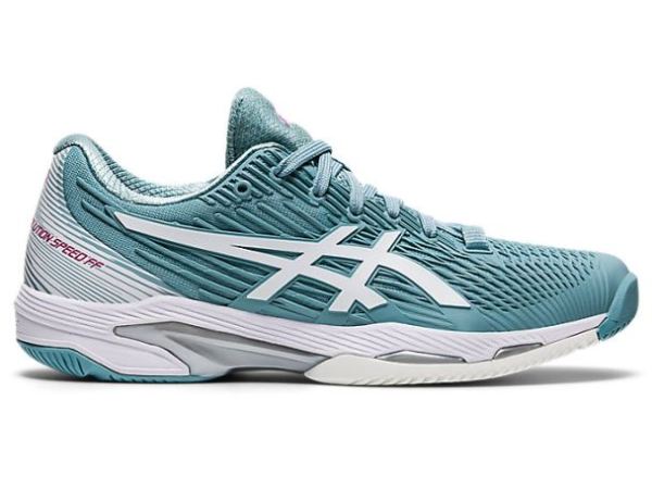 ASICS SHOES | SOLUTION SPEED FF 2 - Smoke Blue/White