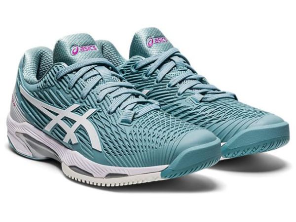 ASICS SHOES | SOLUTION SPEED FF 2 - Smoke Blue/White