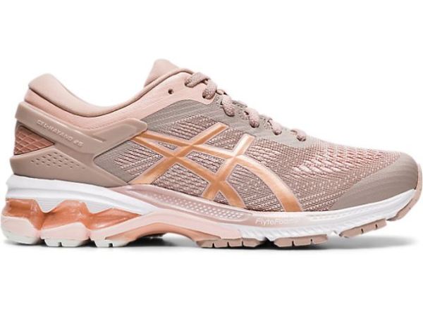 ASICS SHOES | GEL-KAYANO 26 - Fawn/Rose Gold