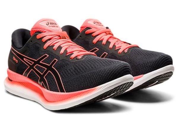 ASICS SHOES | GLIDERIDE - Black/Sunrise Red