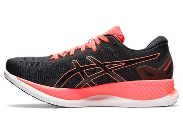 ASICS SHOES | GLIDERIDE - Black/Sunrise Red