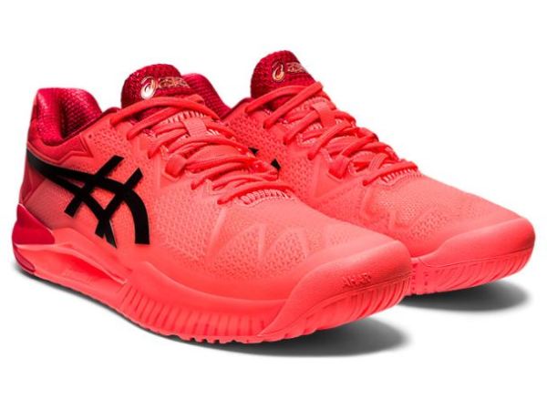 ASICS SHOES | GEL-RESOLUTION 8 TOKYO - Sunrise Red/Eclipse Black