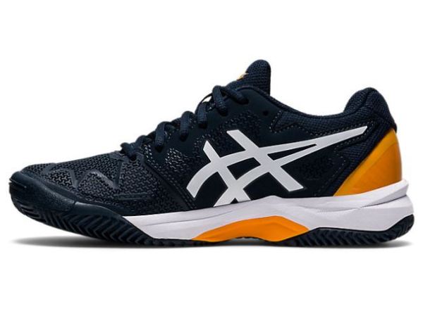 ASICS SHOES | GEL-RESOLUTION 8 CLAY GS - French Blue/White