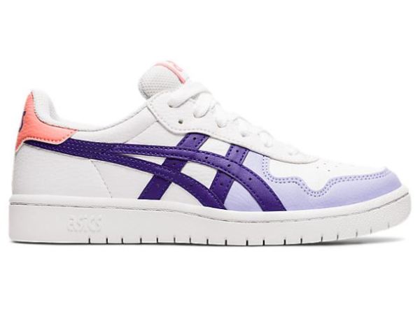 ASICS SHOES | JAPAN S GS - White/Gentry Purple