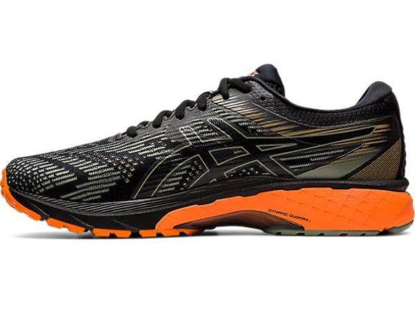 ASICS SHOES | GT-2000 8 Trail - Black/Lichen Green