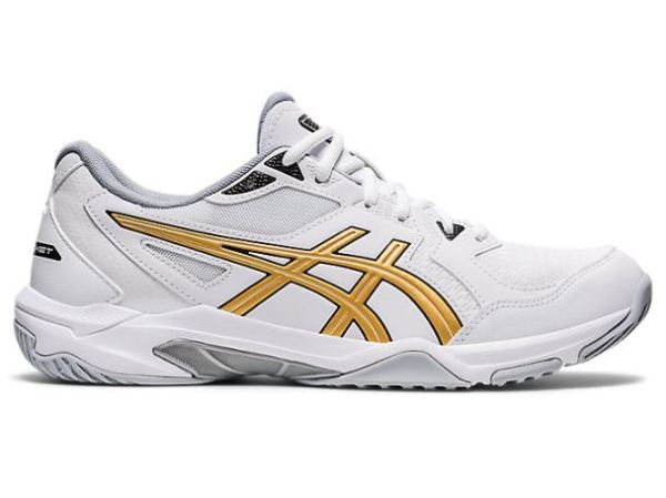 ASICS SHOES | GEL-ROCKET 10 - White/Pure Gold