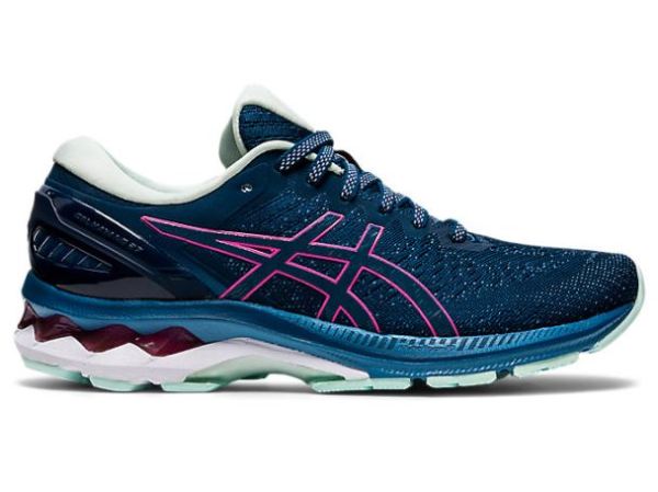 ASICS SHOES | GEL-KAYANO 27 (2A) - Mako Blue/Hot Pink