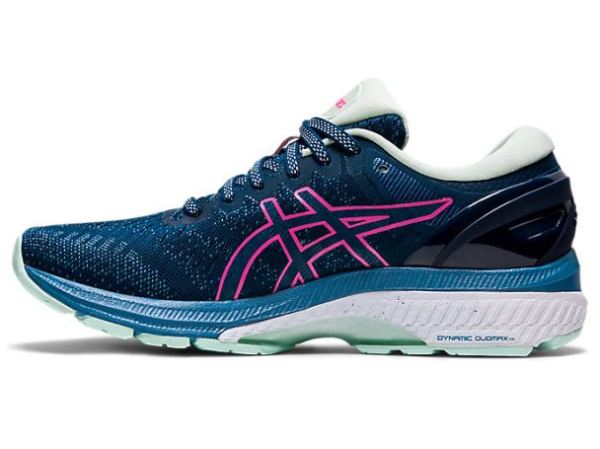 ASICS SHOES | GEL-KAYANO 27 (2A) - Mako Blue/Hot Pink