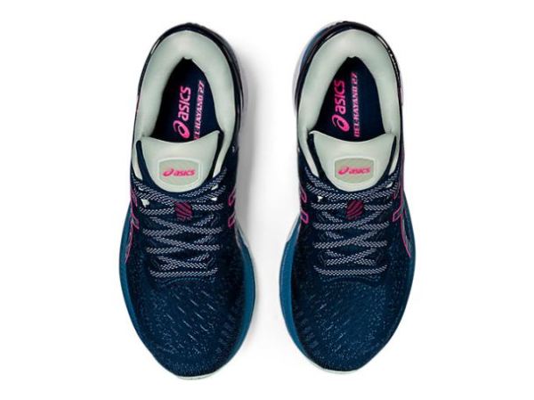 ASICS SHOES | GEL-KAYANO 27 (2A) - Mako Blue/Hot Pink