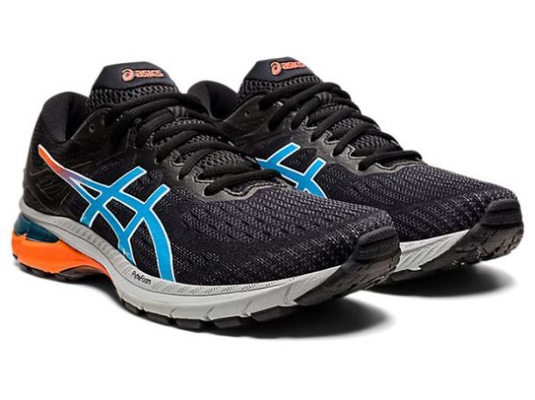 ASICS SHOES | GT-2000 9 TRAIL - Black/Digital Aqua