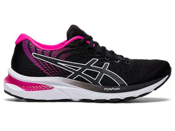 ASICS SHOES | GEL-CUMULUS 22 - Black/Pink Glo