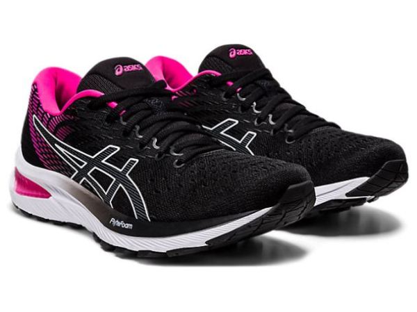 ASICS SHOES | GEL-CUMULUS 22 - Black/Pink Glo