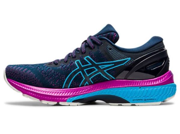 ASICS SHOES | GEL-KAYANO 27 - French Blue/Digital Aqua