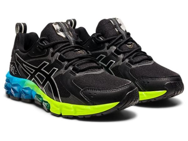 ASICS SHOES | GEL-QUANTUM 180 6 GS - Black/Aizuri Blue