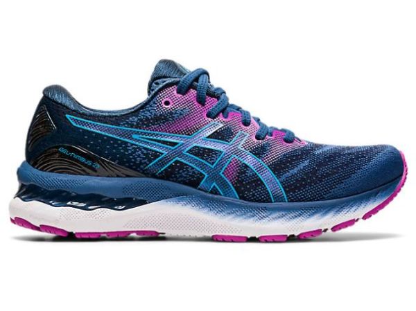 ASICS SHOES | GEL-NIMBUS 23 (D) - Grand Shark/Digital Aqua