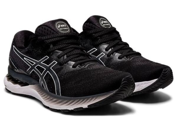 ASICS SHOES | GEL-NIMBUS 23 (D) - Black/White