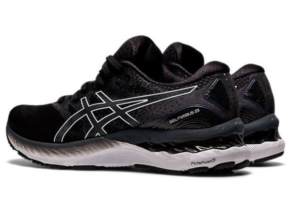 ASICS SHOES | GEL-NIMBUS 23 (D) - Black/White