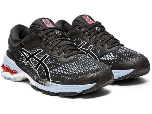 ASICS SHOES | GEL-KAYANO 26 - Black/Heritage Blue