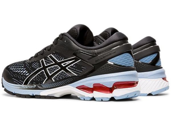 ASICS SHOES | GEL-KAYANO 26 - Black/Heritage Blue