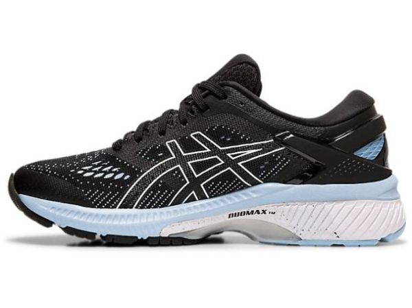 ASICS SHOES | GEL-KAYANO 26 - Black/Heritage Blue